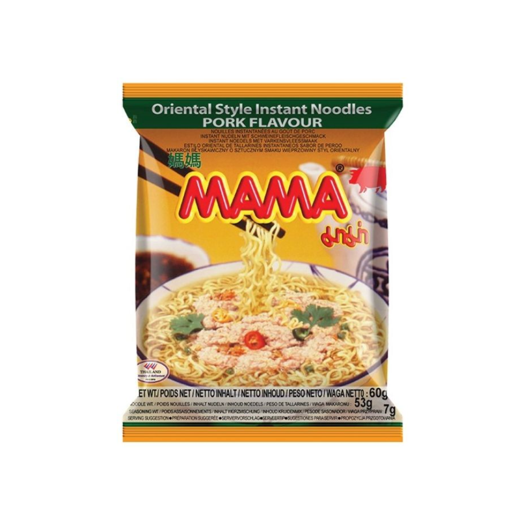 MAMA, Instant Noodles Pork, 60g