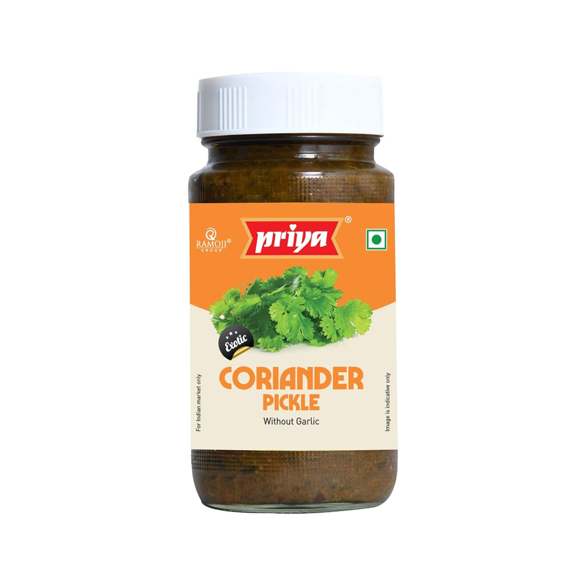 Priya – Koriander-Pickles – Ohne Knoblauch – 300 g