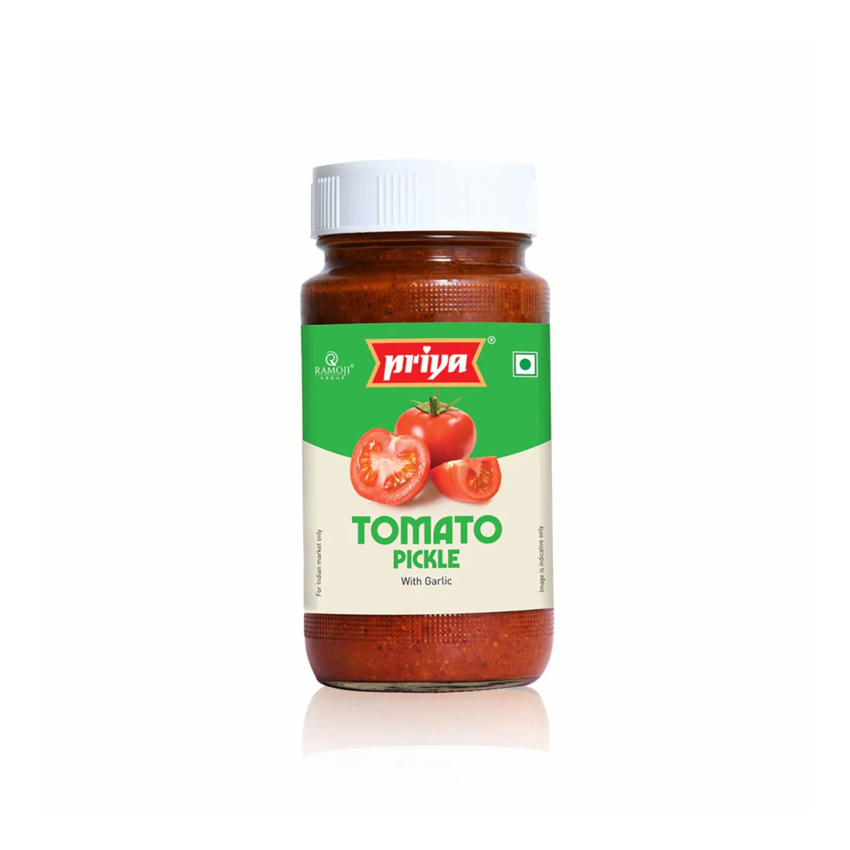 Priya Tomato Pickle without garlic 300g jar