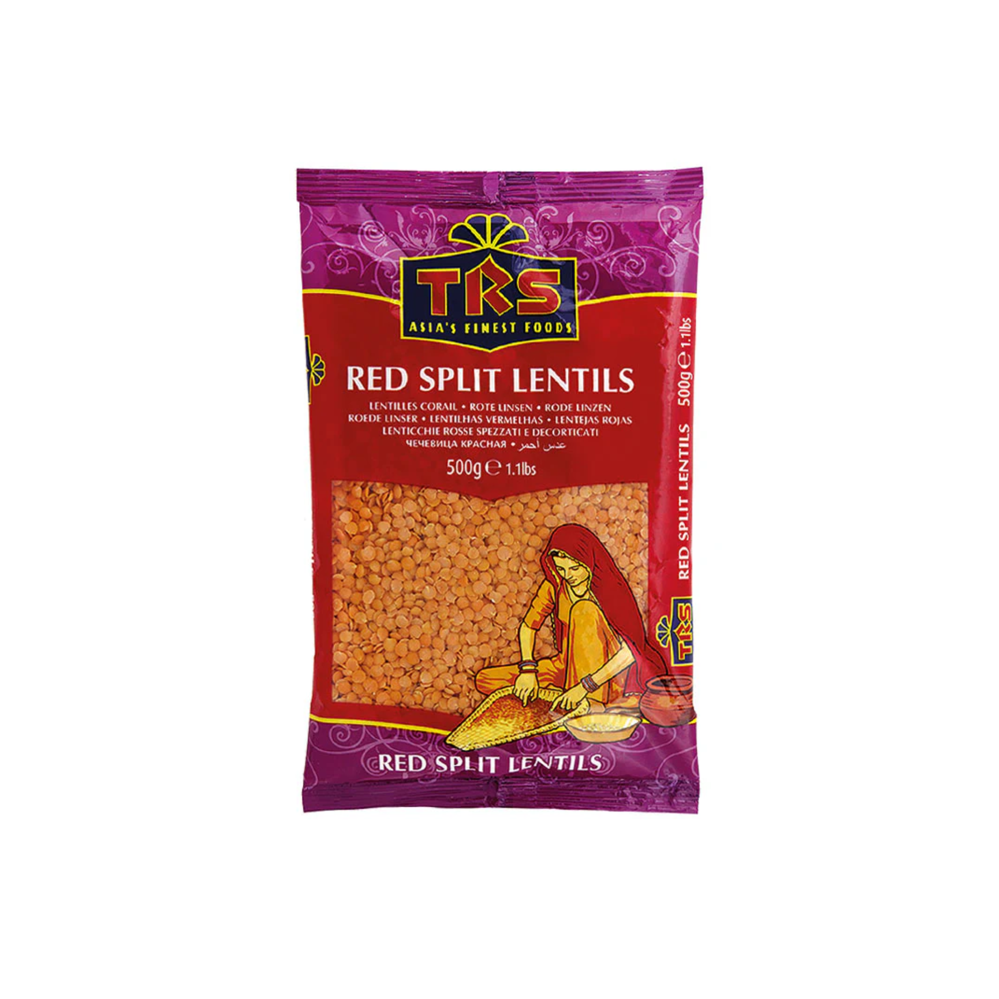 TRS Red Lentils (Masoor Dal) 500g