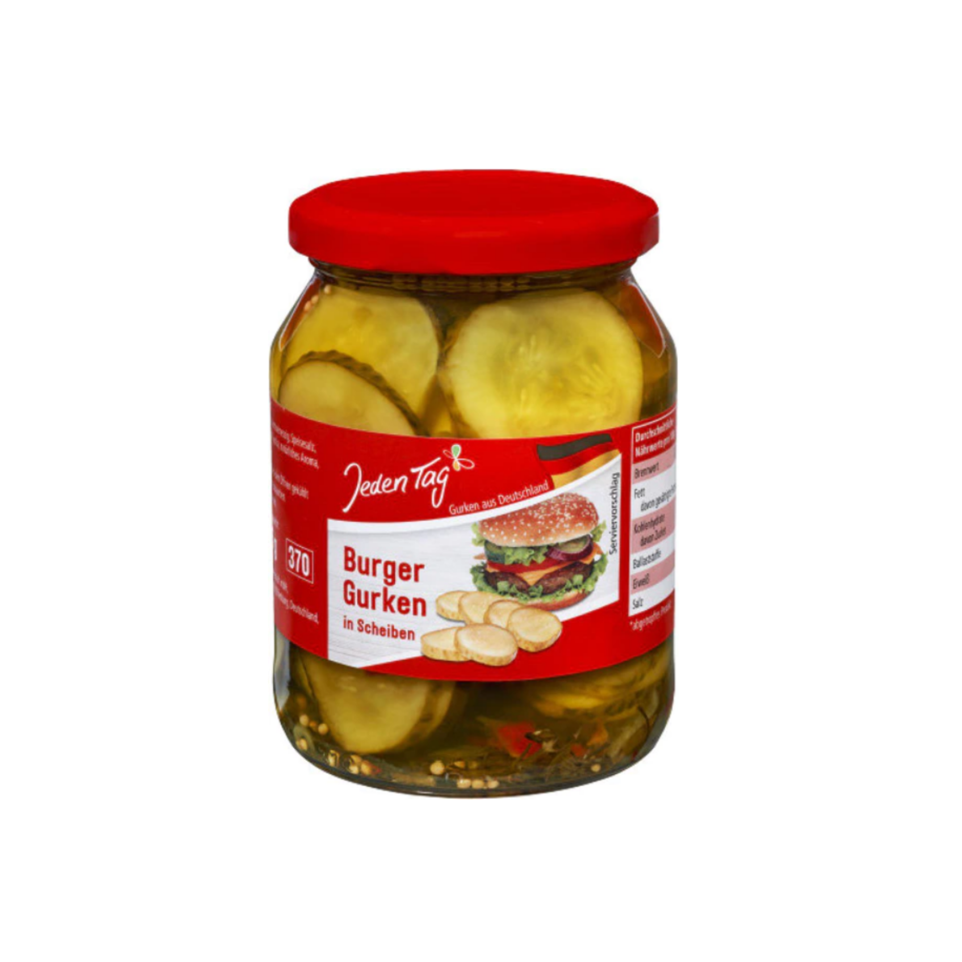 Burger Pickles with Herbs 370ml