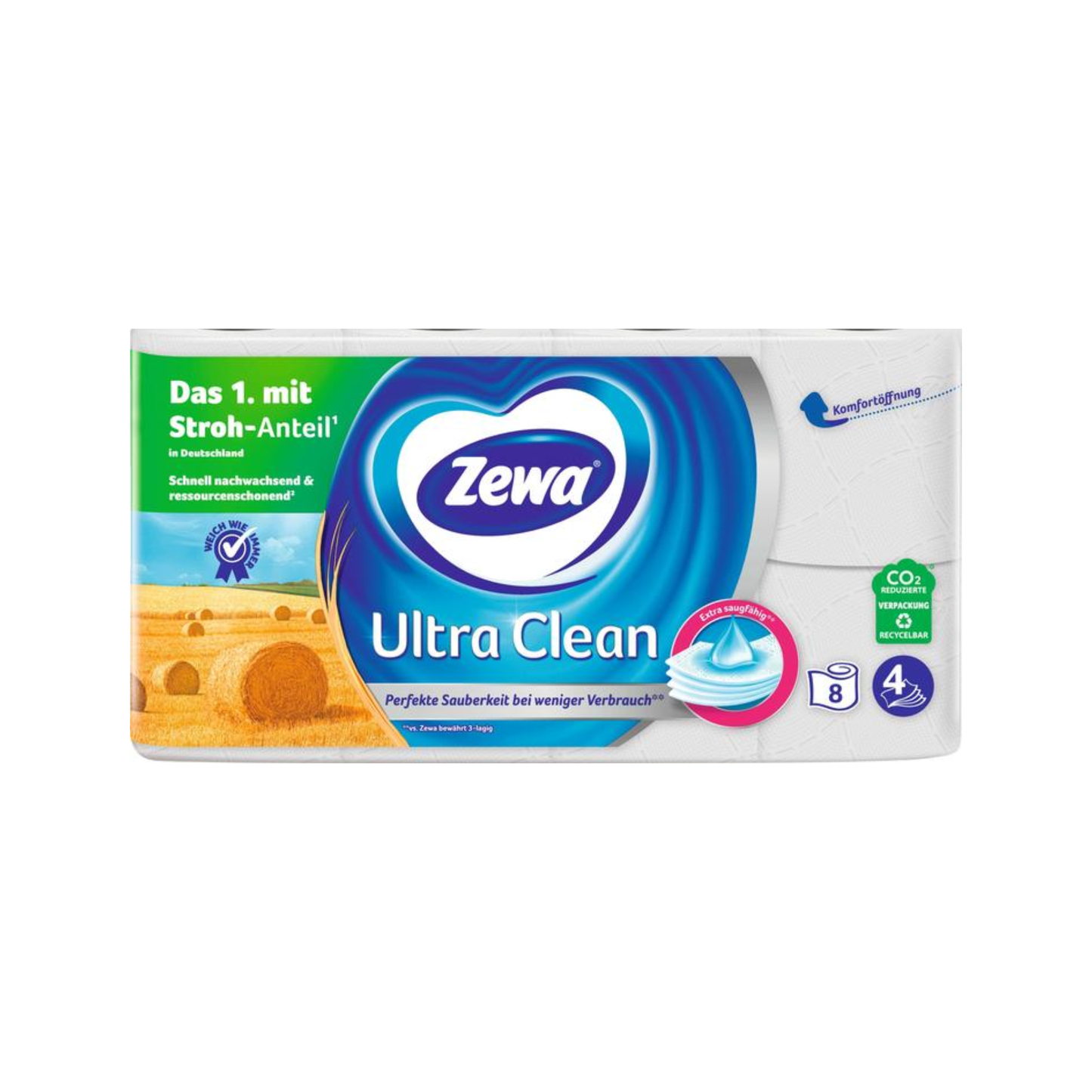 Zewa Toilet Paper 8 Rolls