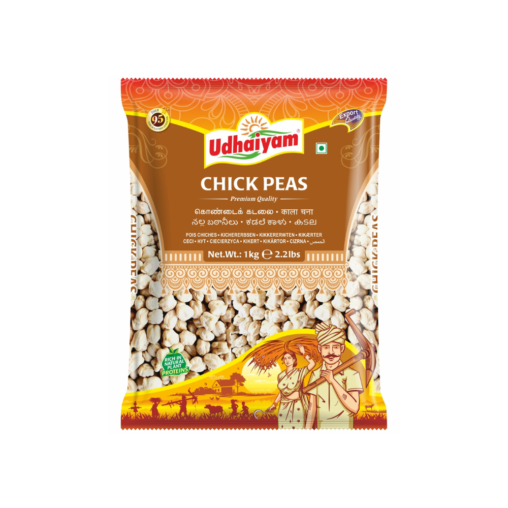 Udhaiyam White Chickpeas Kala Chana 1 Kg