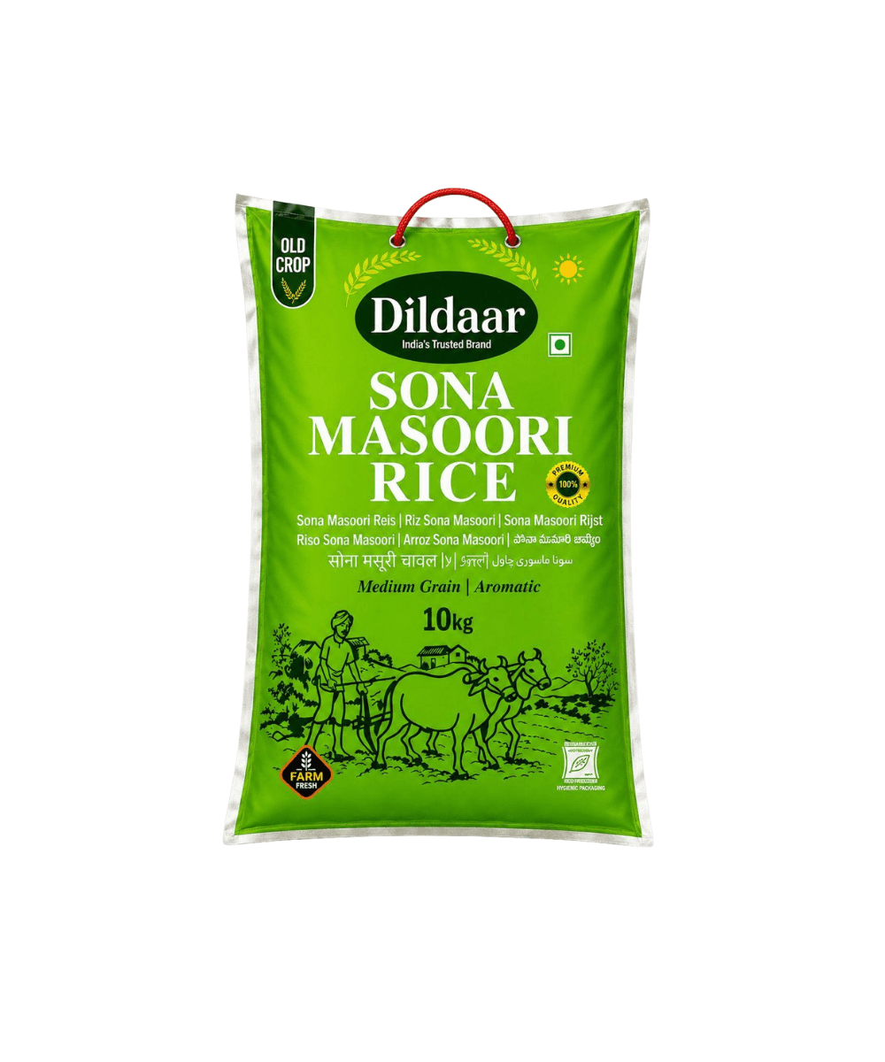Dildaar Sona Masoori rice 10kg bag