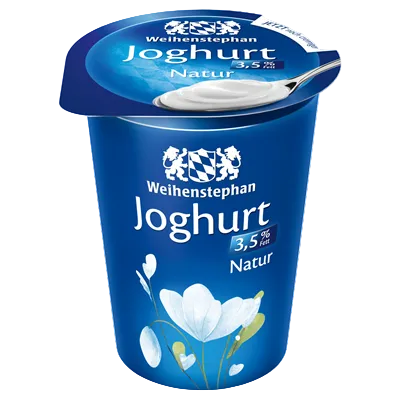 Weihenstephan Joghurt Natur 3,5 % Fett, 500gms