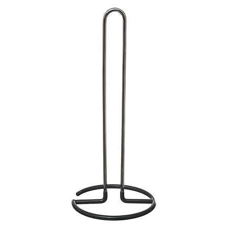 metal paper towel holder + gray PVC, gray