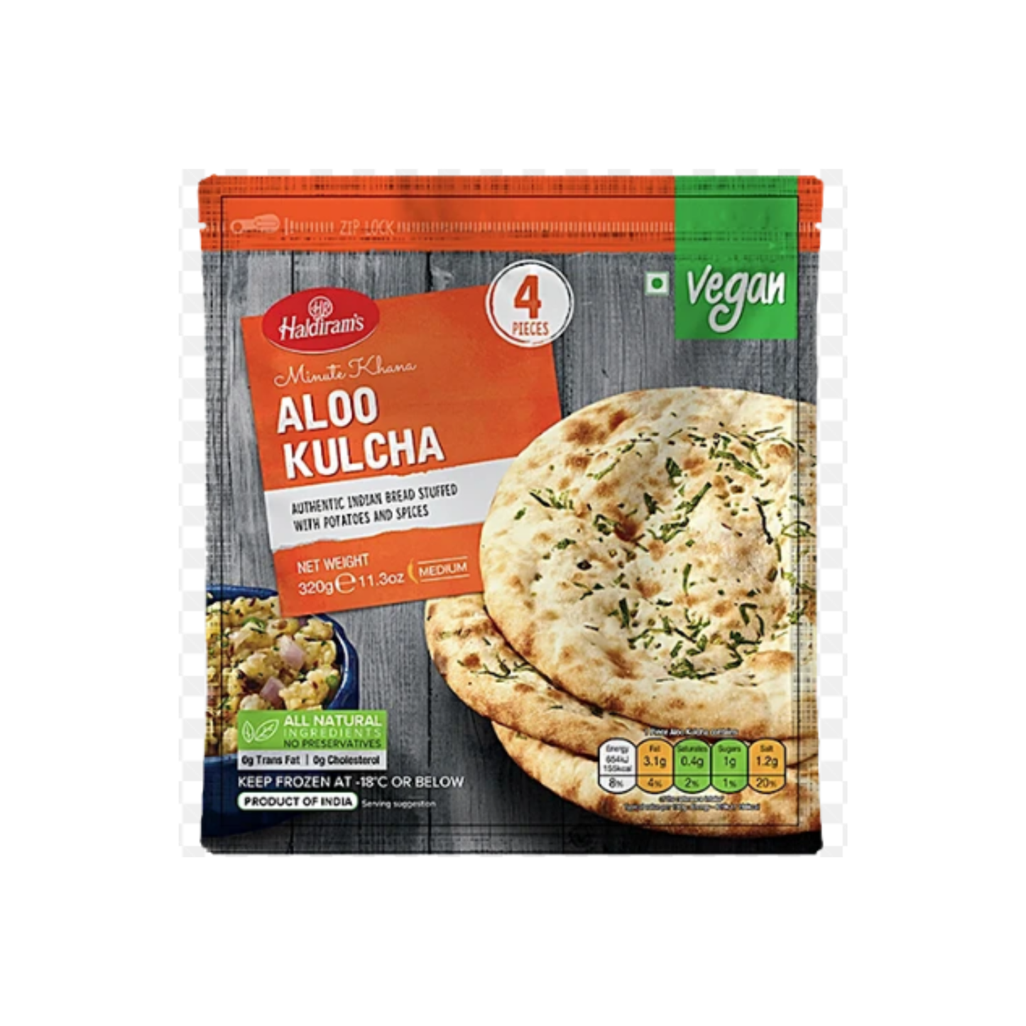 Haldirams - Aloo Kulcha 320g - Munich only