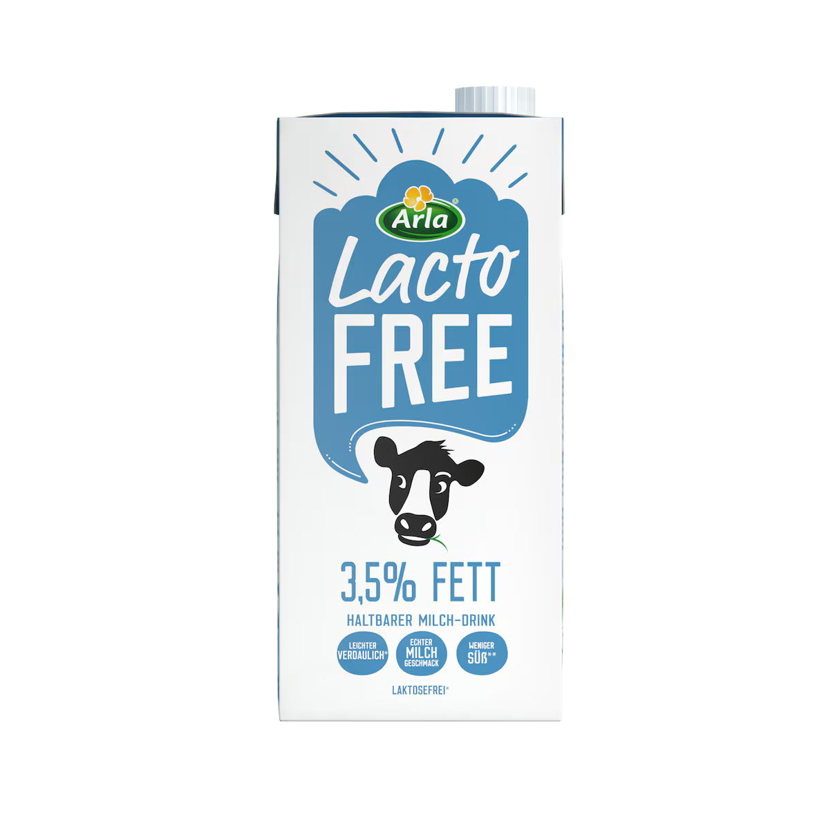 Arla LactoFREE laktosefreie H-Milch 3,5% Fett carton