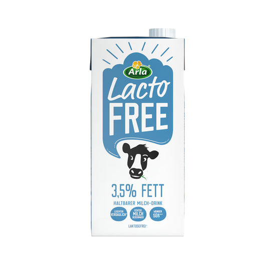 Arla LactoFREE Laktosefreie H-Milch 3,5% Fett