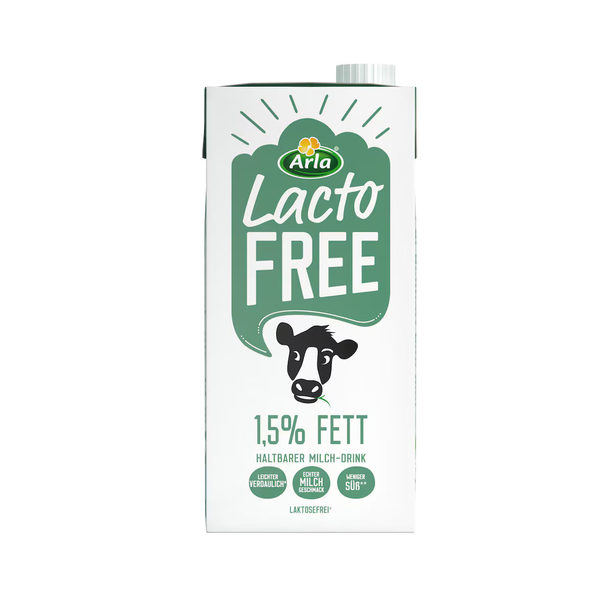 Arla LactoFREE Laktosefreie H-Milch 1,5% Fett