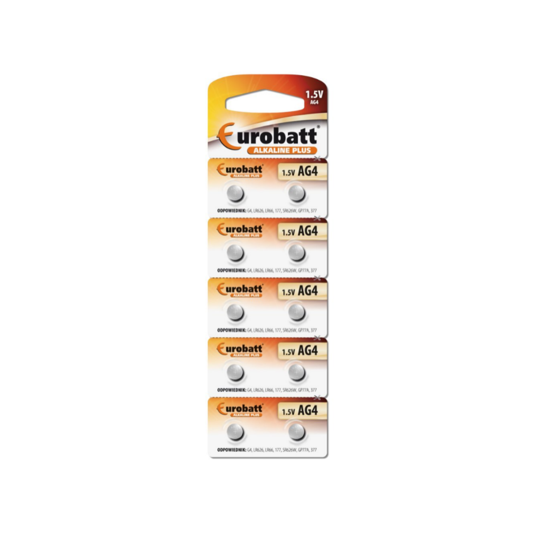 Battery Alkaline AG4 - BP10 Eurobatt Batteries