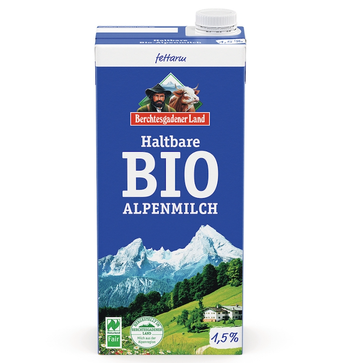 Berchtesgadener Land - BIO H-Alpenmilch 1,5% 1L