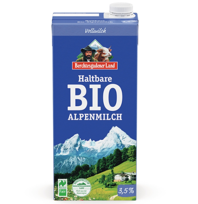 Berchtesgadener Land - BIO H-Alpenmilch 3,5% 1L