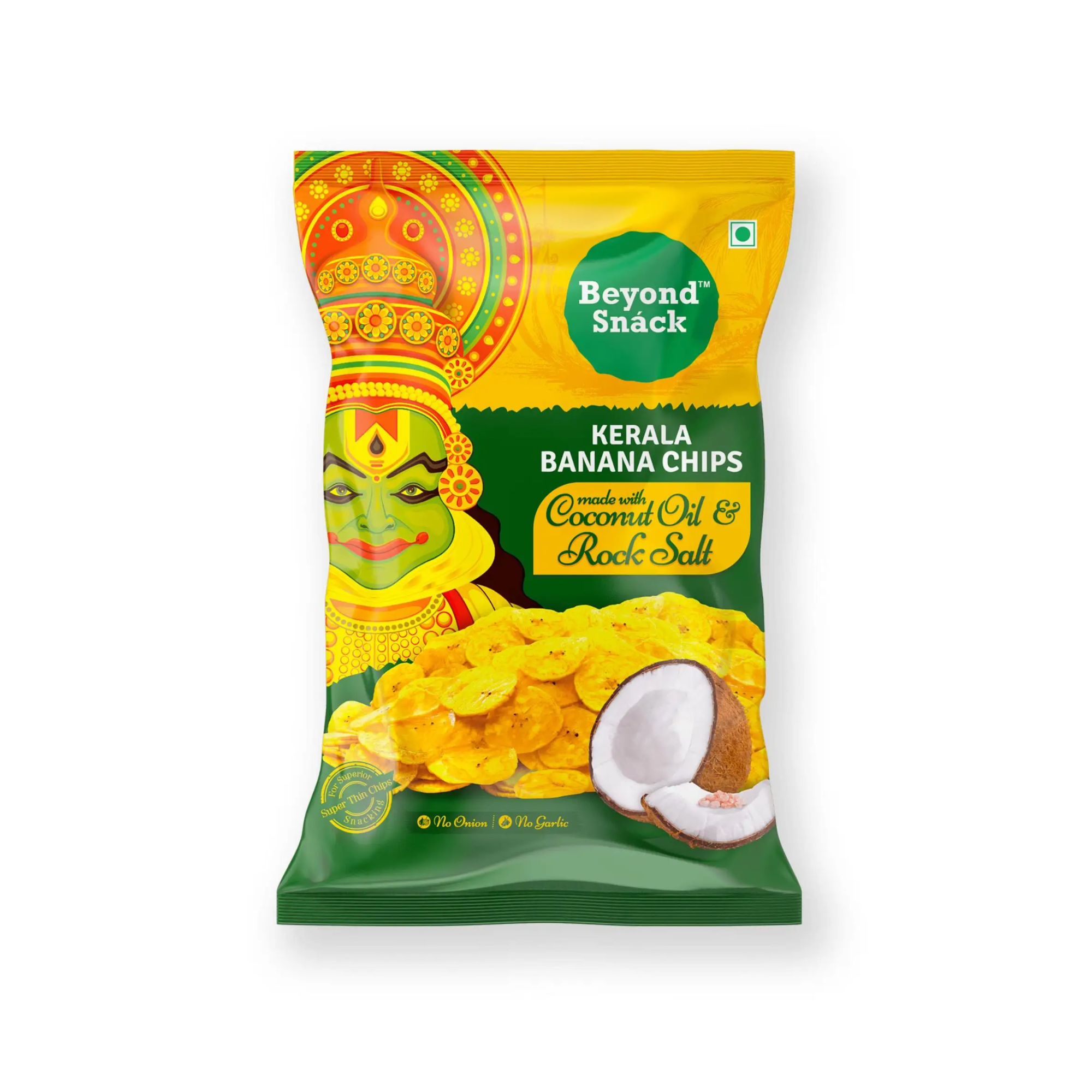Beyond Kerala Banana Chips Coconut oil & Rock Salt 100g