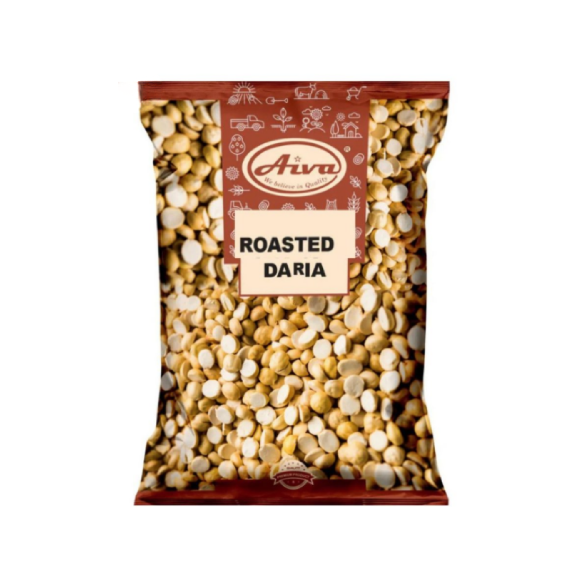 Aiva Roasted Chana/ Daria (Pottukadalai)  500gm