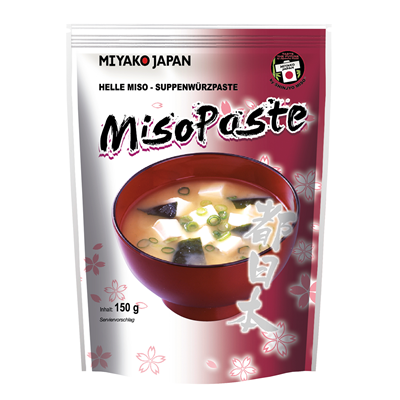 Miyako Miso Suppenpaste Hell 150g - Japanese Light Miso Paste