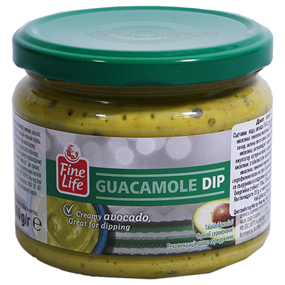 Fine Life Dip Guacamole 300g - Authentic Avocado Dip