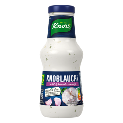 Knorr Knoblauch Sauce 250ml - Garlic Sauce (Pack of 6)