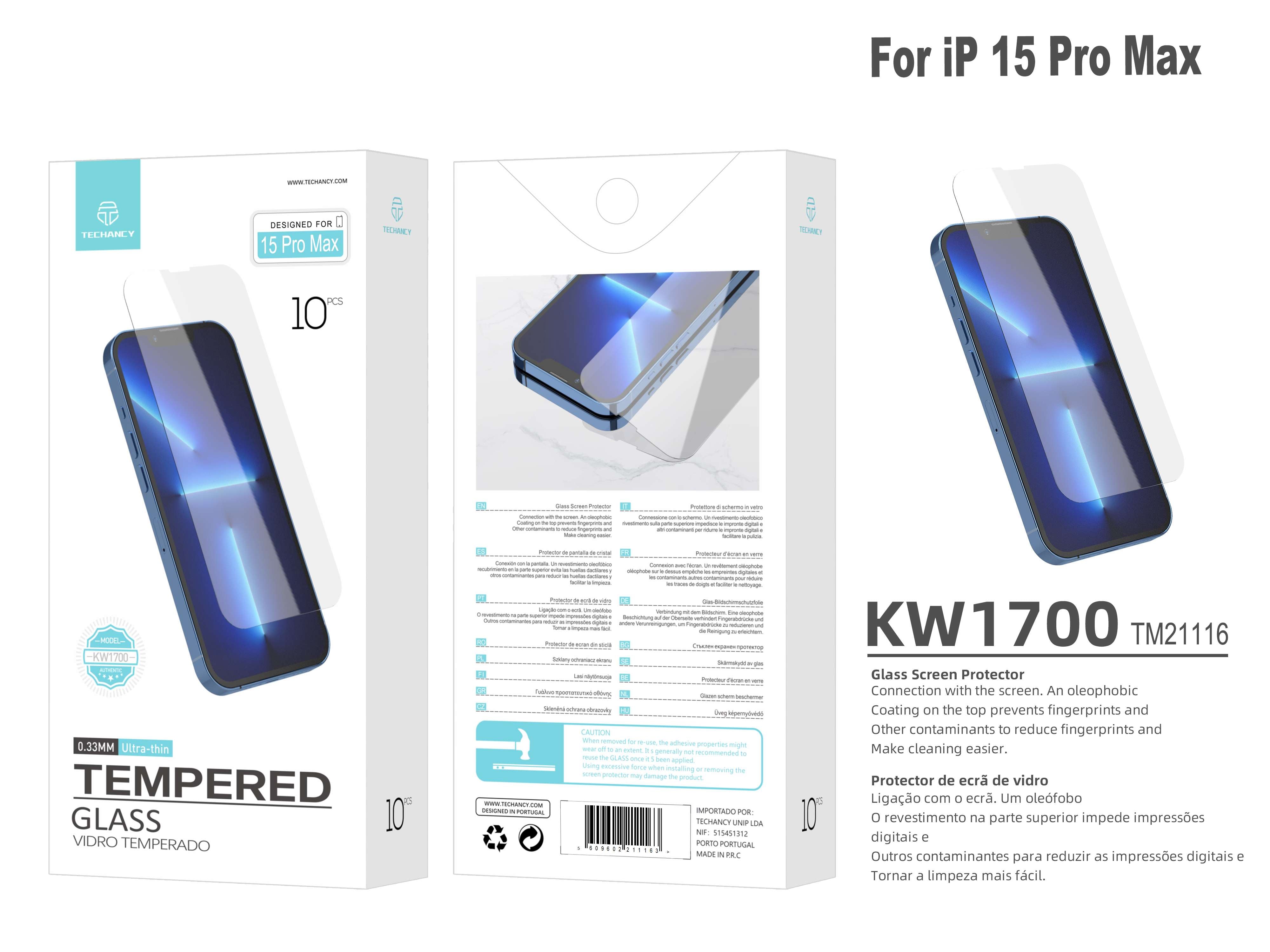 Ip 15 Pro Max Simple Transparent Film