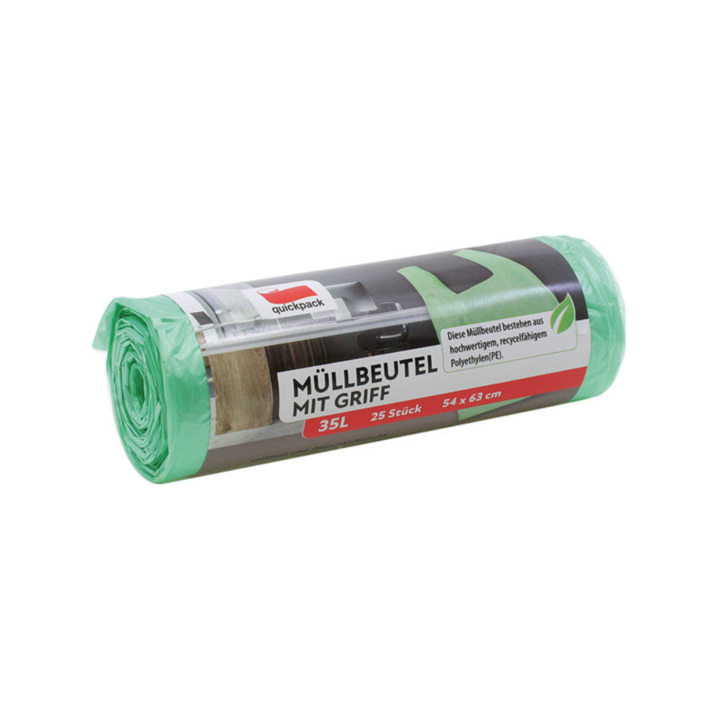 Garbage bags 35L 25 pieces with carrying handle