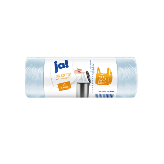 Ja! garbage bags 25l, roll of 30