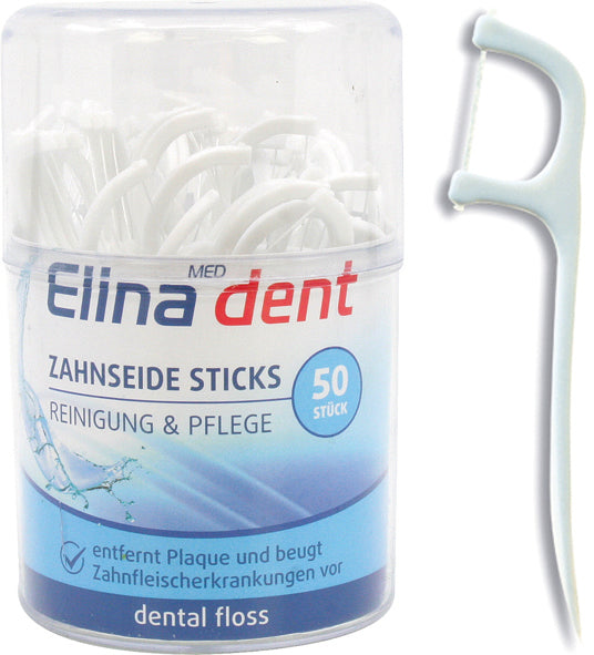 Dental floss Elina 50s in PVC Travel Box