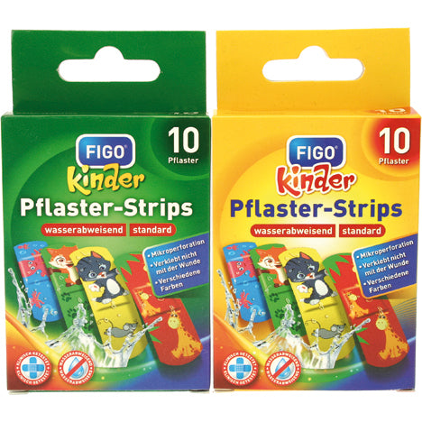 Wound dressing children's 10s Strips Zoo motif