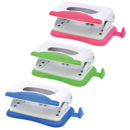 Office punch with stop bar 11x5cm