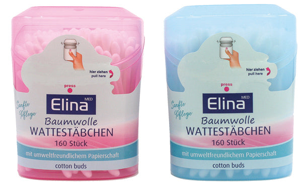 Cotton buds paper 160 Elina in rotating box