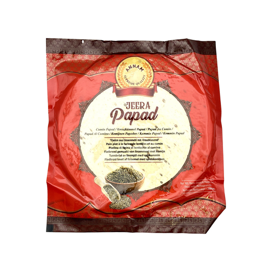 Annam Black Pepper Papadam 200g
