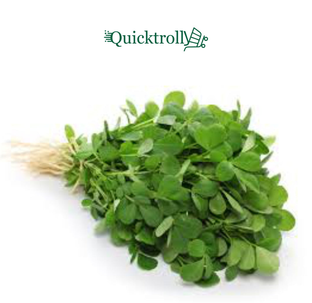Methi / Bockshornklee – Frische Bockshornkleeblätter (250 g)