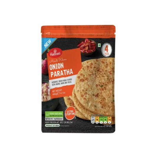 Haldiram's  Minute Khana Onion Paratha (Medium) 4 Pieces 400g - Munich only