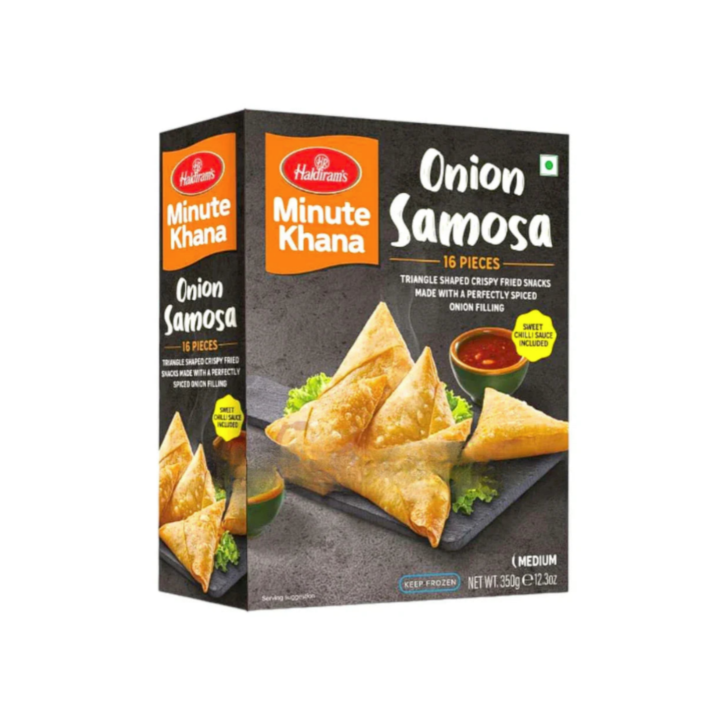 Haldiram's Onion Samosas 350gm 16pcs - Munich only