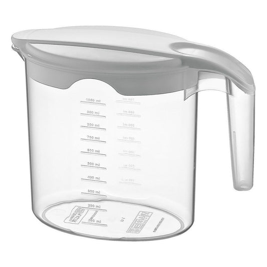Plastic jug with lid 1 l