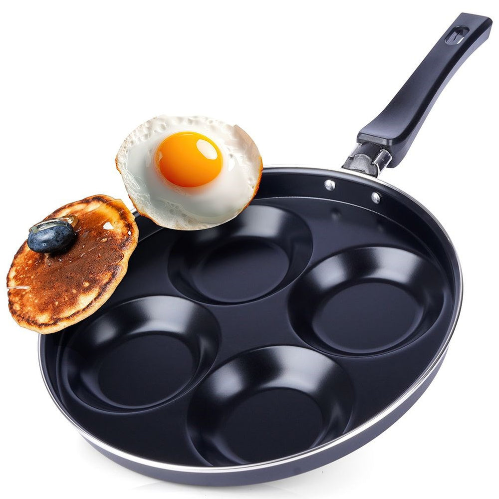 Non-stick egg frying pan, 4 holes, 25 cm