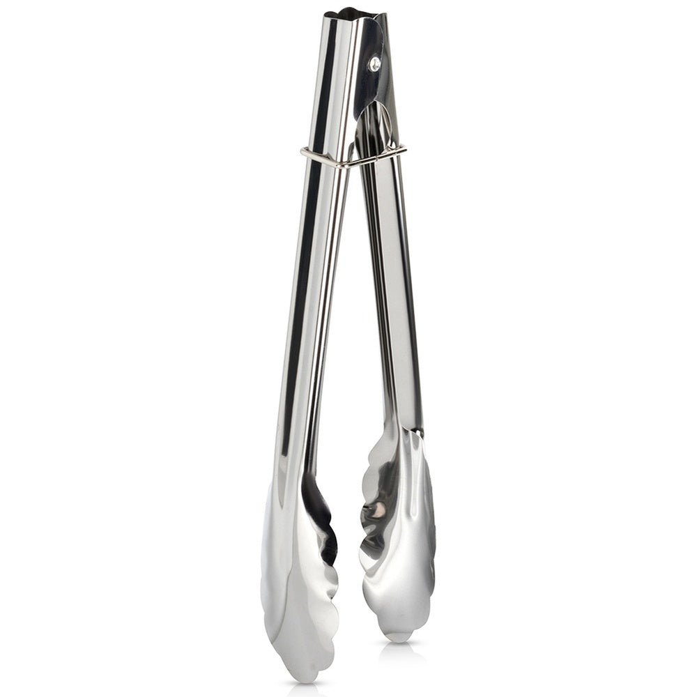 Steel kitchen tongs 24 cm