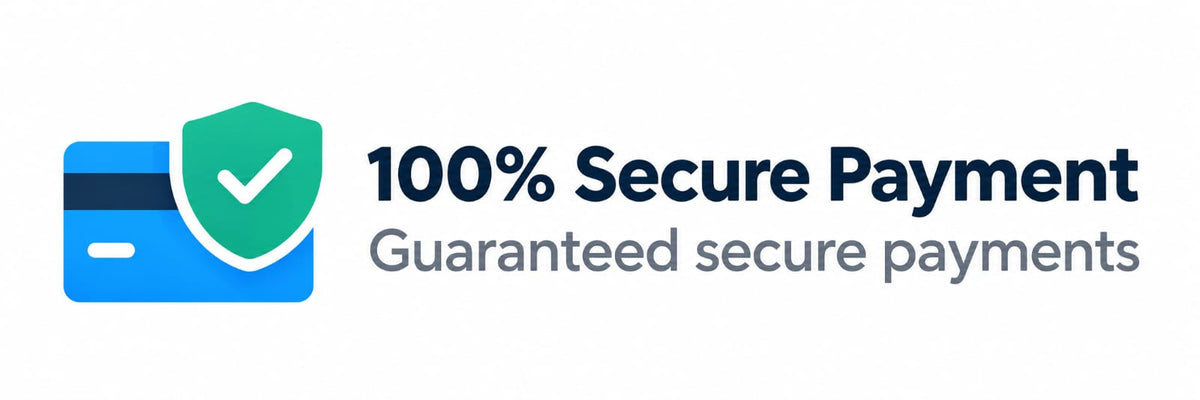 100% secure payment – guaranteed secure payments