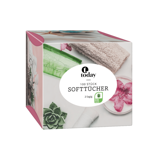 Today soft tissues 2 ply., pack of 100