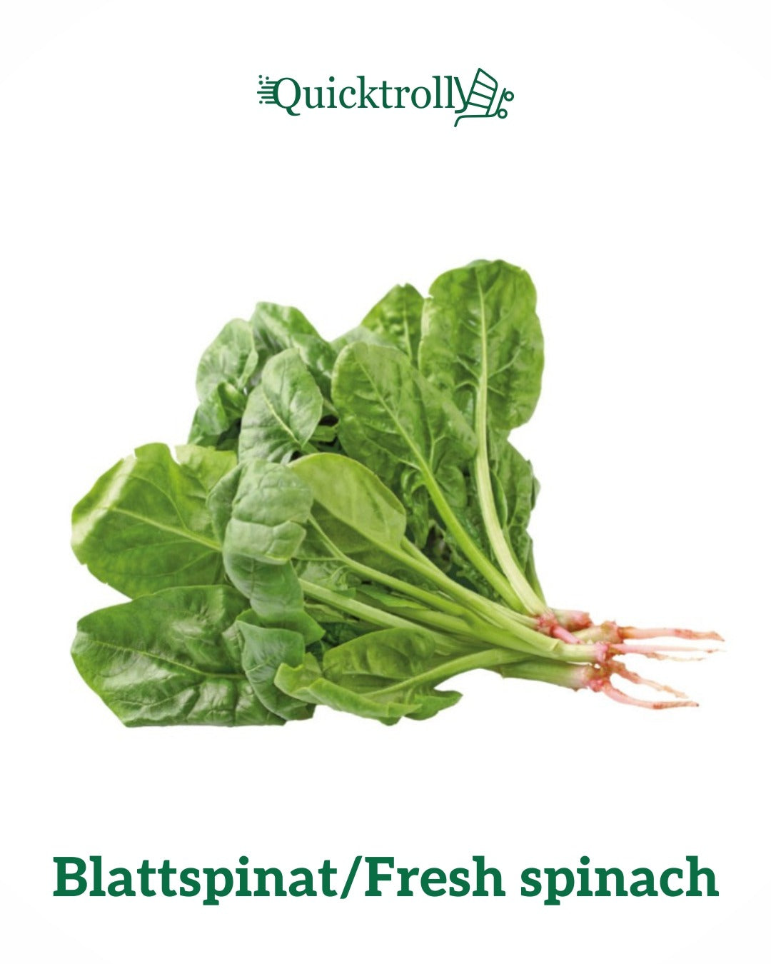 Blattspinat/Fresh spinach (DE) 200g (Only Munich Delivery)