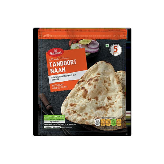 Haldiram's Minute Khana Tandoori Naan (Vegan) 5pcs 400g - Munich only
