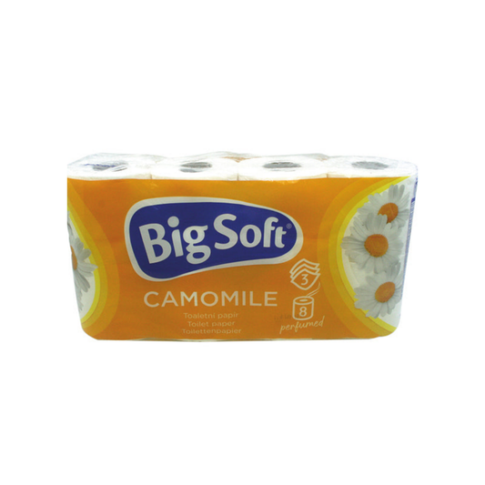 Toilet paper 3-ply 8x160 Black Kamilka Big So