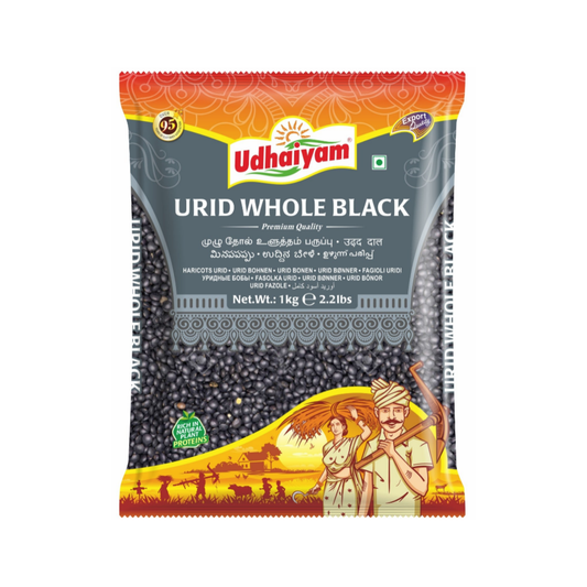 Udhaiyam Black Urid Whole 1kg