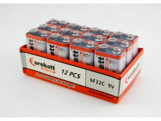 9V R9 Max Power shrink Ex batteries